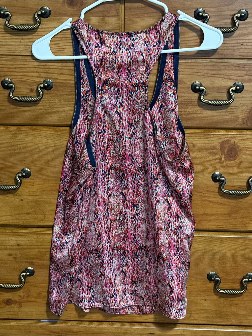 Collective Concepts Pink Multi-Print Racerback Tank - Picture 2 of 4